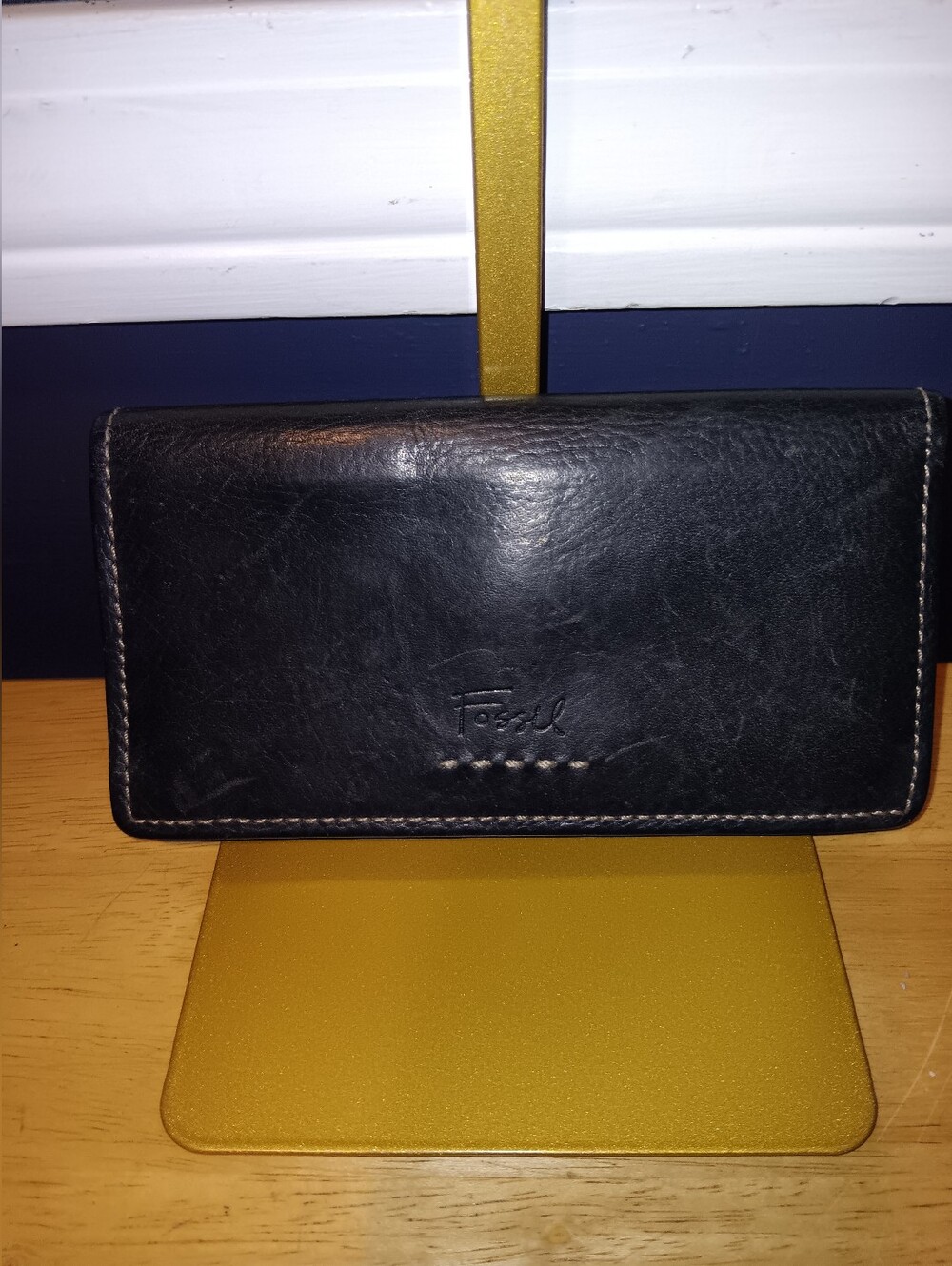 Fossil Black Leather Men's Wallet